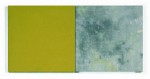 Ruhig  bewegt, 1999, 30 x 60 cm, Acryl und Wachs auf Leinwand auf Holz