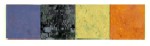 ohne Titel, 1999, 30 x 90 cm, Acryl und Wachs auf Leinwand auf Holz