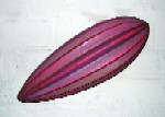 Fruitbomb, 2005, ca. 30 x 15 cm, Acryl und Wachs auf Keramik