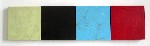 ohne Titel, 2006, 30 x 120 cm, Acryl und Wachs auf Leinwand auf Holz